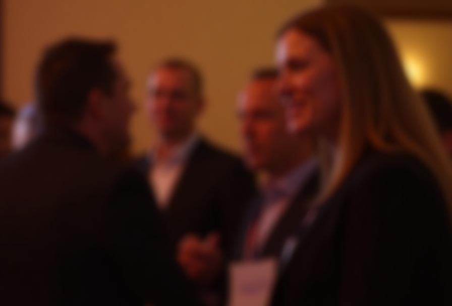 Candid moment from a corporate event